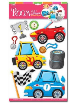Dekoracja ścienna 3D - Cars