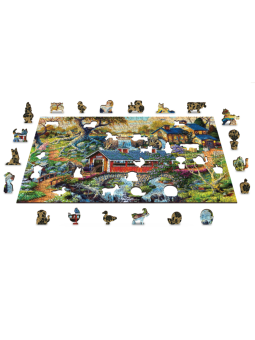 Drewniane Puzzle z...