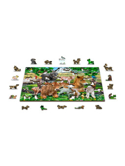 Drewniane Puzzle z...