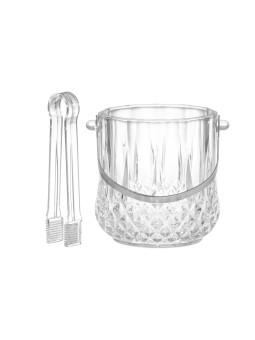 Szklane wiaderko na lód ze...