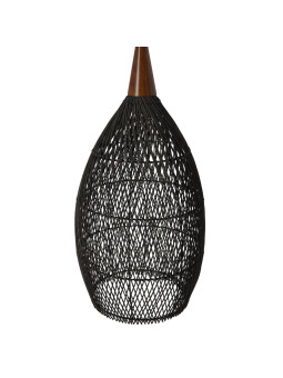 Rustykalna rattanowa lampa...